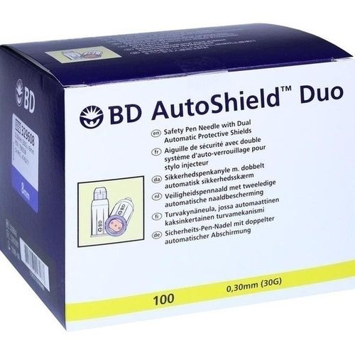 BD AutoShield Duo Sicherheits-Pen-Nadel 8mm, 100 ST