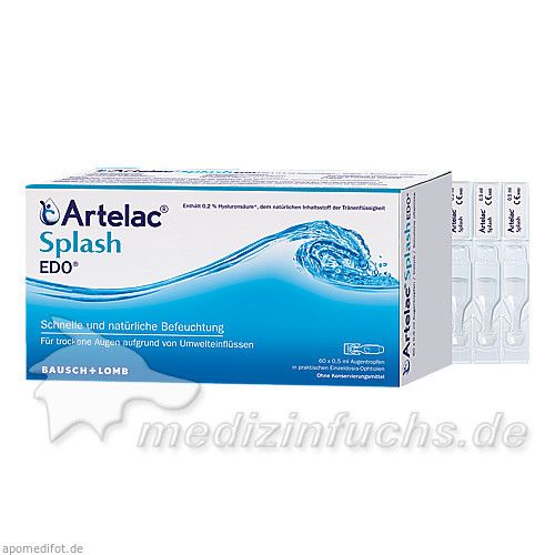 Artelac Splash EDO, 60X0.5 ML