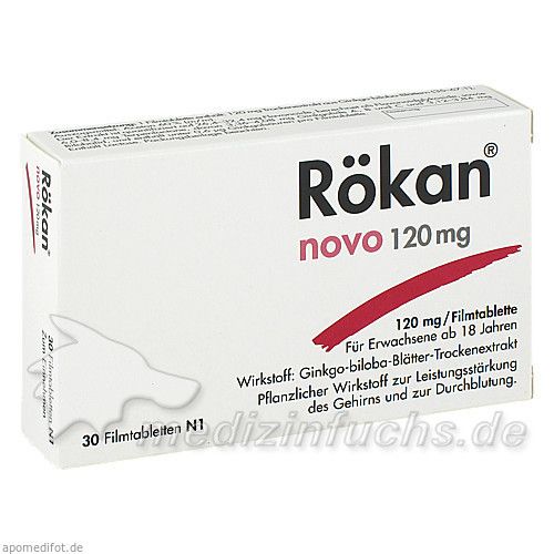 RÖKAN Novo 120 mg Filmtabletten, 30 ST