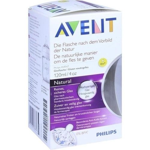 Avent 120ml Flasche Glas Naturnah, 1 ST