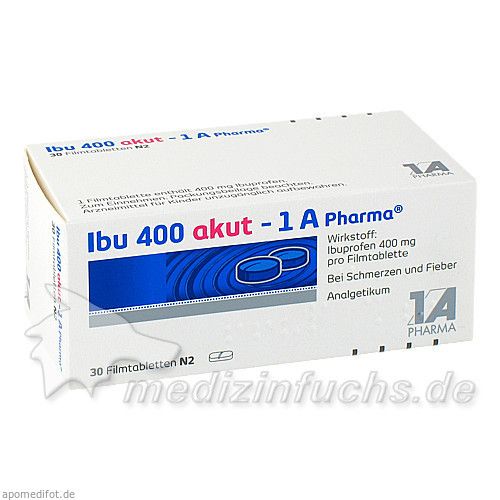 Ibu 400 akut - 1A-Pharma, 30 ST