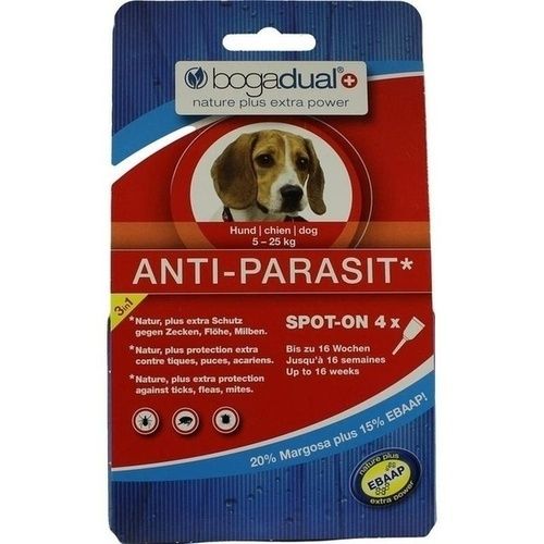 bogadual ANTI-PARASIT Spot-On Hund klein, 4X1.5 ML