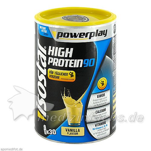 Isostar Powerplay High Protein 90 Vanille, 750 G