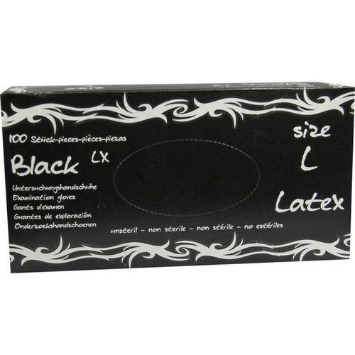 Black LX Latex PF Gr. L unsteril, 100 ST