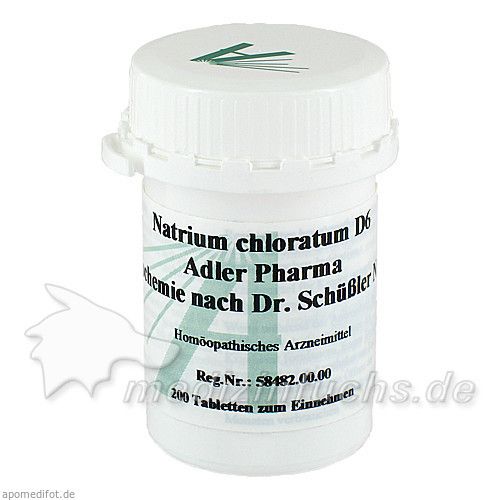 Biochemie Adler 8 Natrium Chloratum D 6 Adler Phar, 200 ST