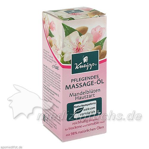 Kneipp Pflegendes Massage-Öl Mandelblüten Hautzart, 100 ML