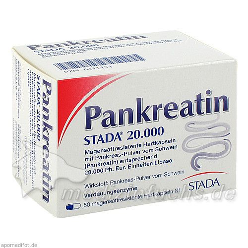 Pankreatin STADA 20.000, 50 ST