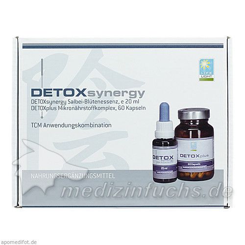 DETOX Synergy Salbei-Kräuterdest.+Detox plus Kaps., 1 P