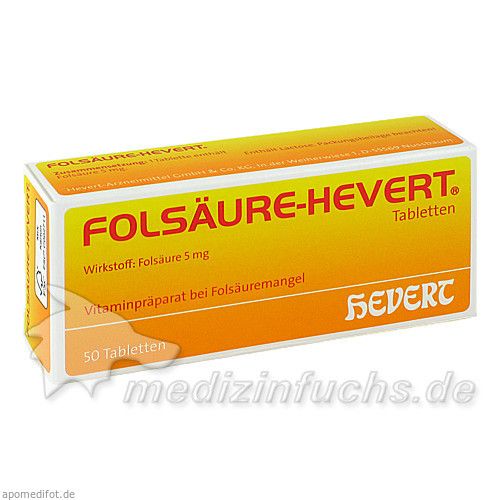 FOLSAEURE HEVERT, 50 ST