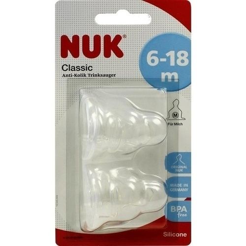 NUK Ventilsauger für Milch Gr.2 Silikon, 2 ST