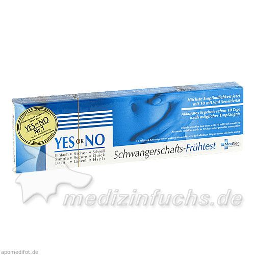 YES OR NO HCG 10 mlU Schwangerschafts-Fr, 1 ST