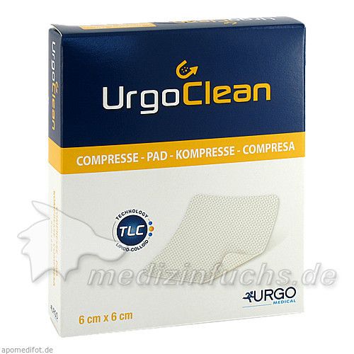 UrgoClean Kompresse 6x6cm, 10 ST