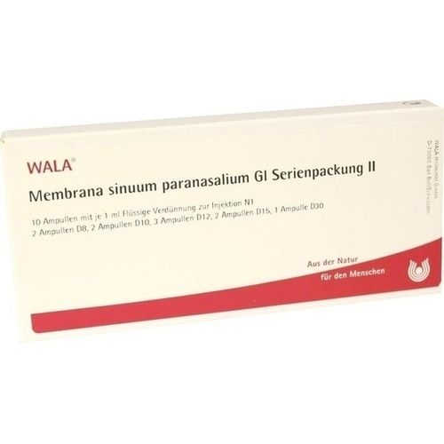 Membrana sinuum paranasal. Gl Serienpackung II, 10X1 ML