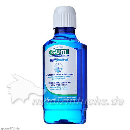 GUM HaliControl Mundspülung ohne Alkohol, 300 ML