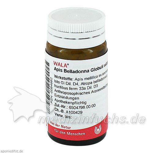 Apis Belladonna Globuli velati, 20 G