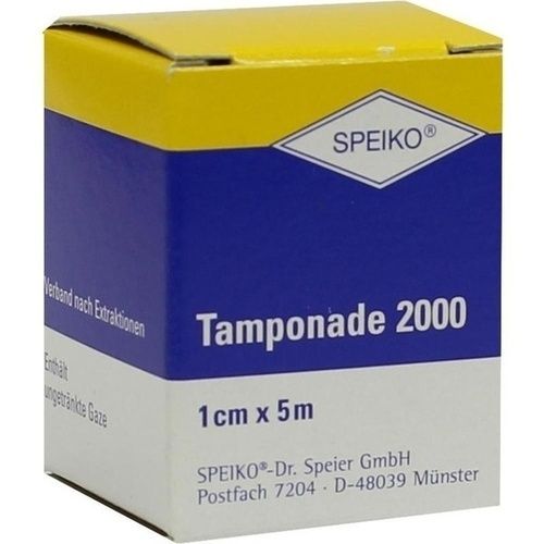 Tamponade 2000 ungetraenkt 1cmx5m, 1 ST