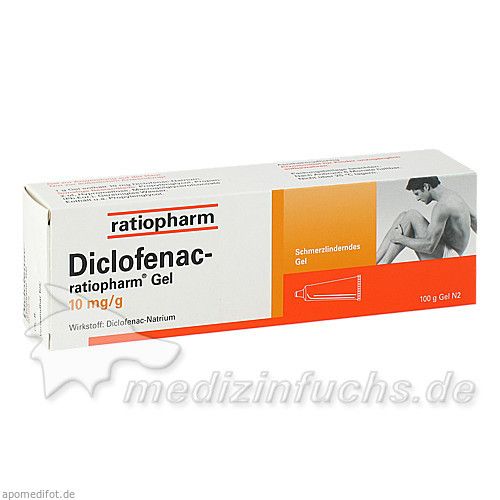 DICLOFENAC ratiopharm Gel, 100 G