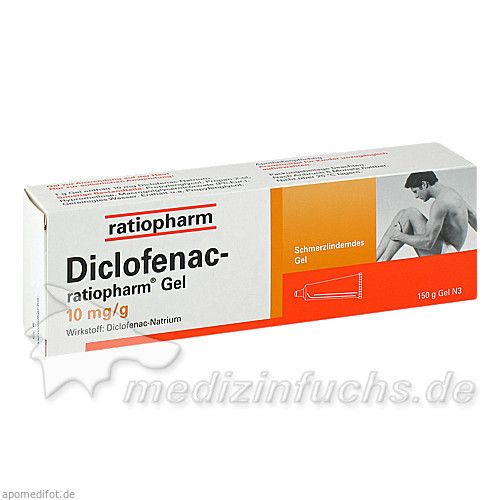 DICLOFENAC ratiopharm Gel, 150 G