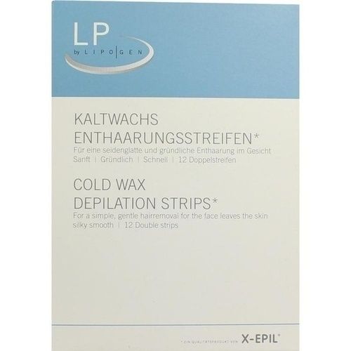 X-EPIL Kaltwachsstreifen f.d.Gesicht, 12 ST