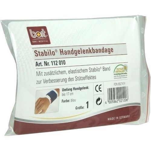 BORT STABILO HANDGELENKBANDAGE BLAU GR 1, 1 ST