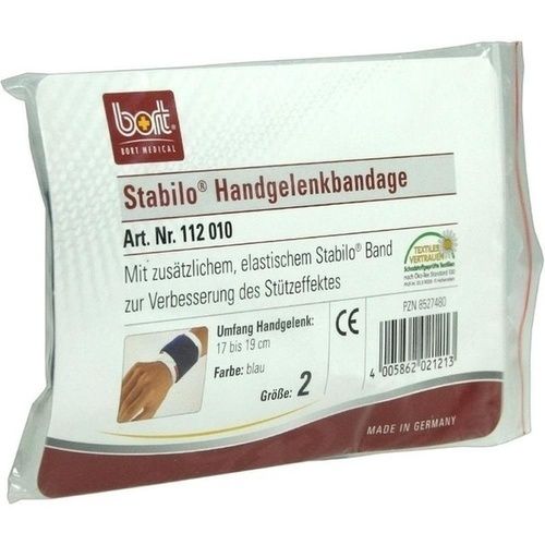 BORT STABILO HANDGELENKBANDAGE BLAU GR 2, 1 ST