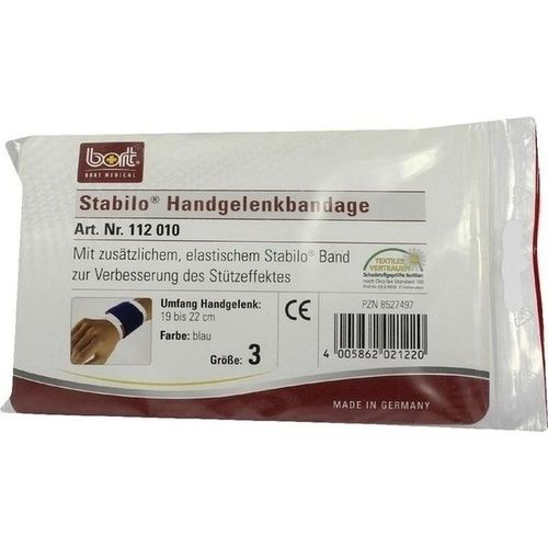 BORT STABILO HANDGELENKBANDAGE BLAU GR 3, 1 ST