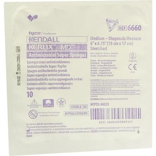 Kerlix AMD Superschwamm Medium 15x17cm, 10 ST