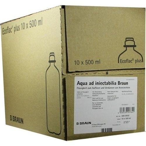 AQUA AD INJECT ECOFLAC PLUS, 10X500 ML