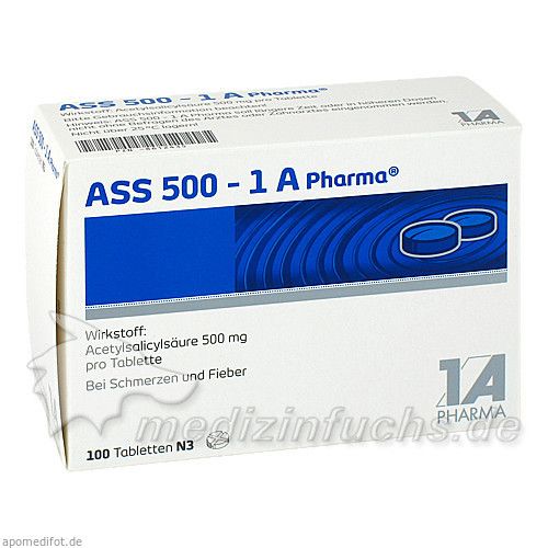 ASS 500-1A Pharma, 100 ST