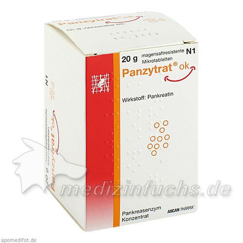 Panzytrat ok magensaftresistente mikrotablette, 20 G