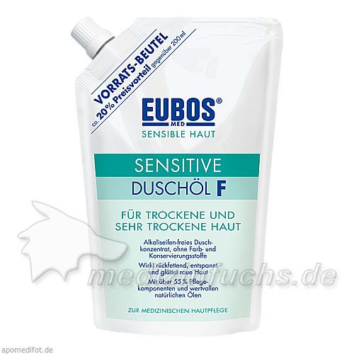 EUBOS SENSITIVE DUSCHÖL F Nachfüllbeutel, 400 ML