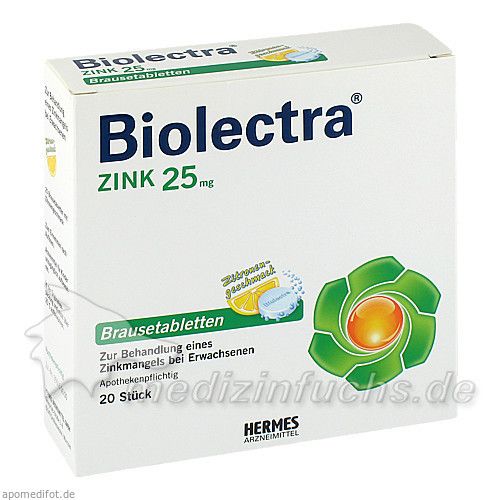 Biolectra Zink, 20 ST