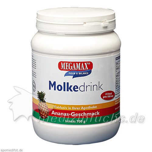 Molke Drink Megamax Ananas, 700 G