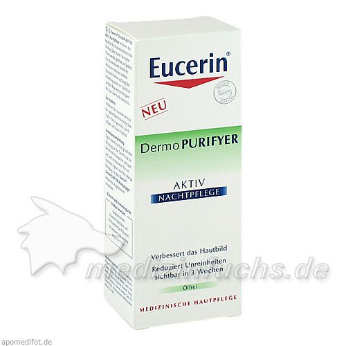 EUCERIN DermoPURIFYER Aktiv Nachtpflege Creme, 50 ML