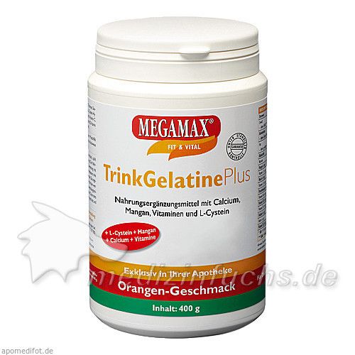 MEGAMAX TrinkGelatine, 400 G