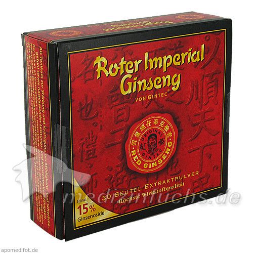 ROTER GINSENG IMPERIAL V.GINTEC EXTRAKTPULVER 15%, 30X1 G