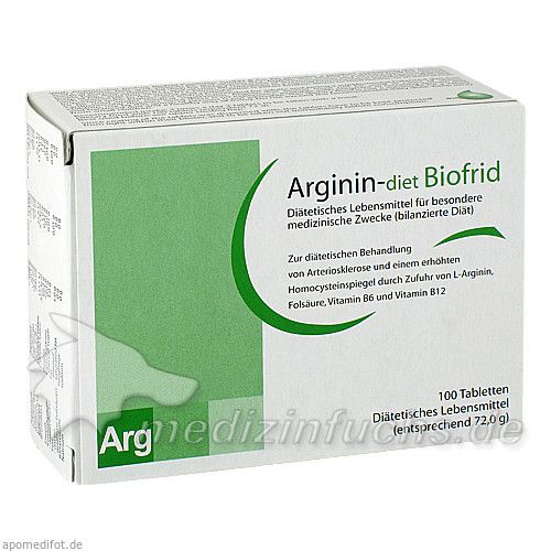 Arginin-diet Biofrid, 100 ST