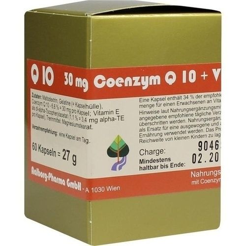 Q10 30mg Coenzym Q10+Vitamine, 60 ST