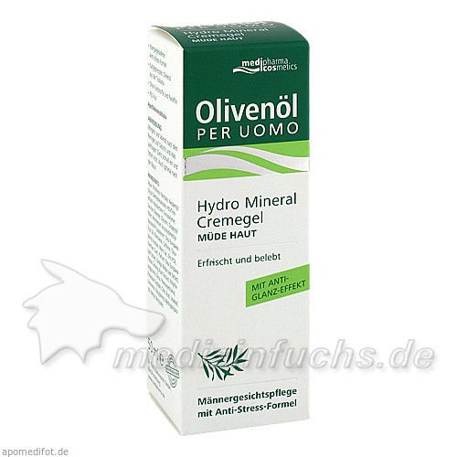 Olivenöl Per Uomo Hydro Mineral Cremegel, 50 ML