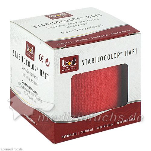 BORT STABILOCOLOR haft 6cm rot, 1 ST