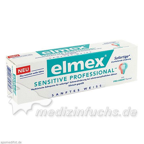 elmex SENSITIVE PROFESSIONAL plus Sanft. Zahnweiss, 75 ML