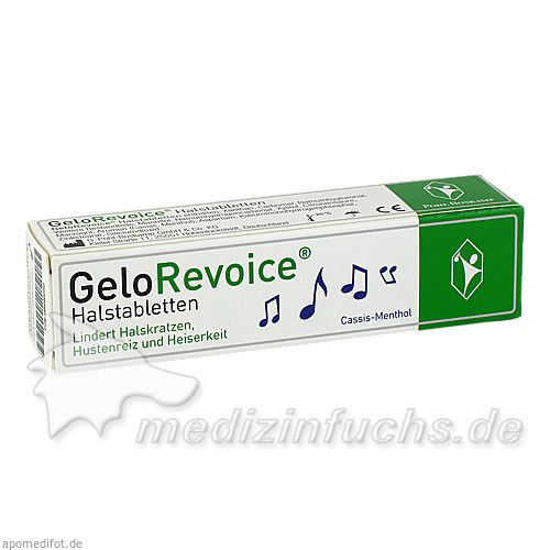 GeloRevoice Halstabletten Cassis-Menthol, 20 ST