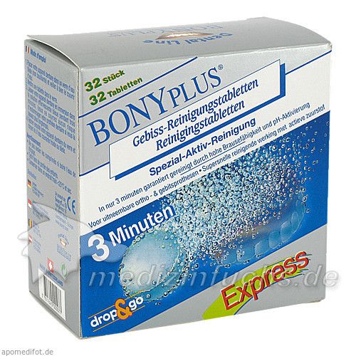 BonyPlus Reinigungsbrausetabletten, 32 ST