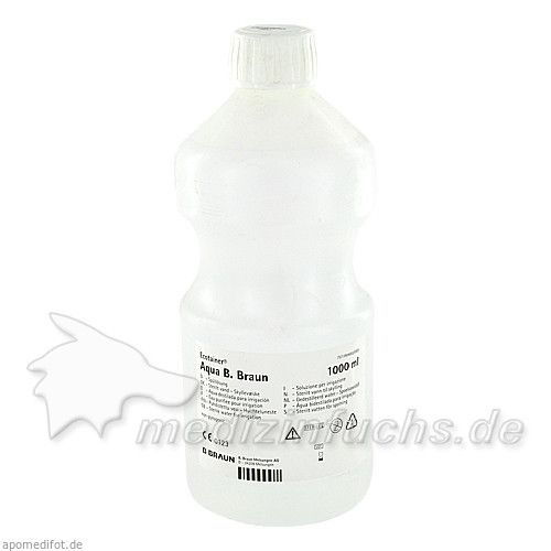 Aqua B.Braun Spüllösung Kunststoff Flasche, 6X1000 ML