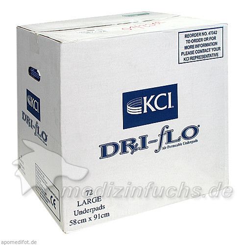 Dri Flo Unterlagen f KCI Matratze, 72 ST