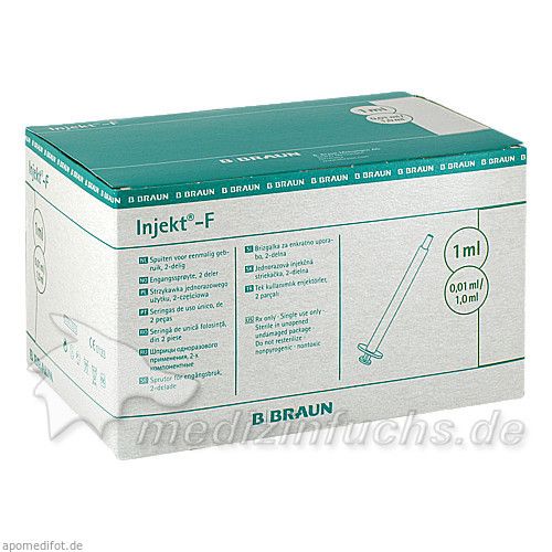 Injekt F Feindos.-Spritze 1ml, 100X1 ML