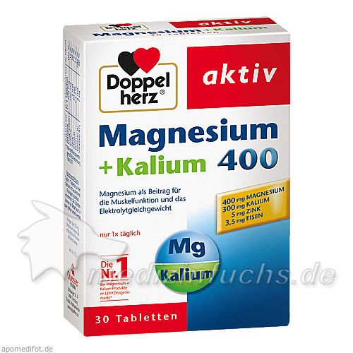 Doppelherz Magnesium + Kalium, 30 ST