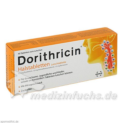 DORITHRICIN Halstabletten, 40 ST