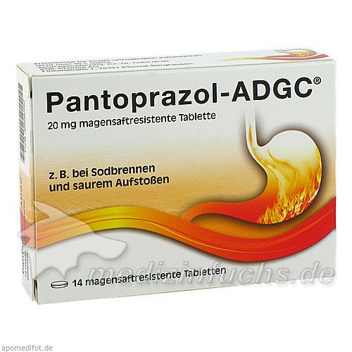 Pantoprazol-ADGC 20mg, 14 ST