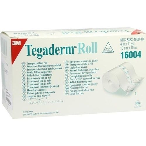 Tegaderm Rolle 10cm x 10m Pflaster 16004, 1 ST